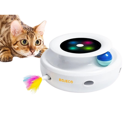 Interactive Feather-Ball Toy